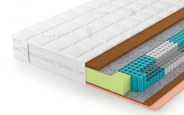 Матрас Lonax Cocos Medium Eco S1000 5 зон (Кокос&nbsp;Медиум&nbsp;Эко&nbsp;S1000&nbsp;5&nbsp;зон)
